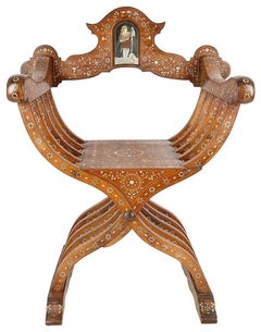 Pair of 19th Century Moorish Armchairs