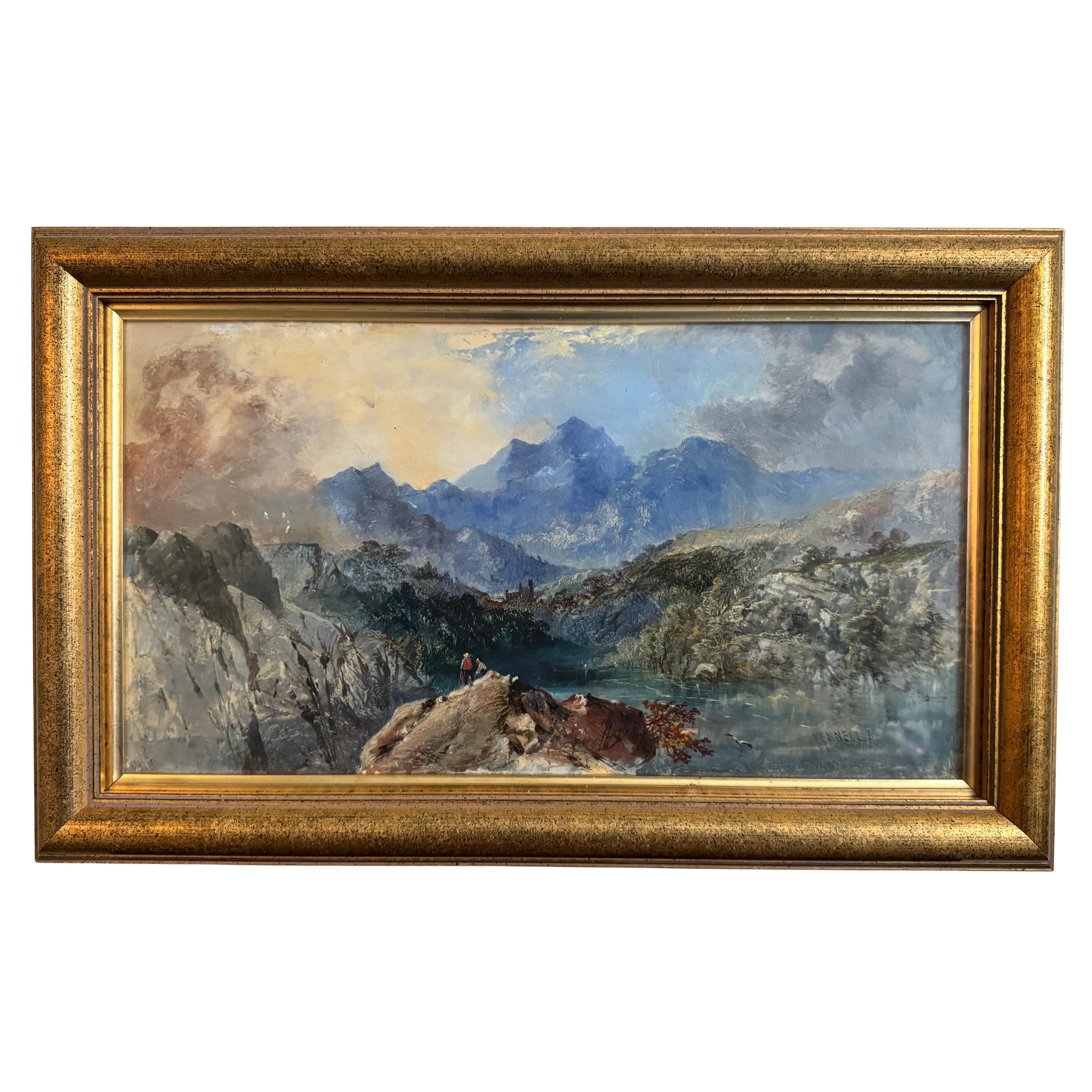 Pair of 19th Century 'Mountain Streams' by John Grenville Fennell (b 1807)