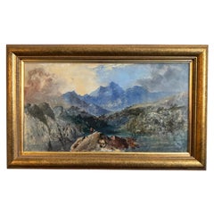 Pair of 19th Century 'Mountain Streams' by John Grenville Fennell (b 1807)