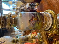 Pair of 19th Century Napoleon III Carcel styled Lamps