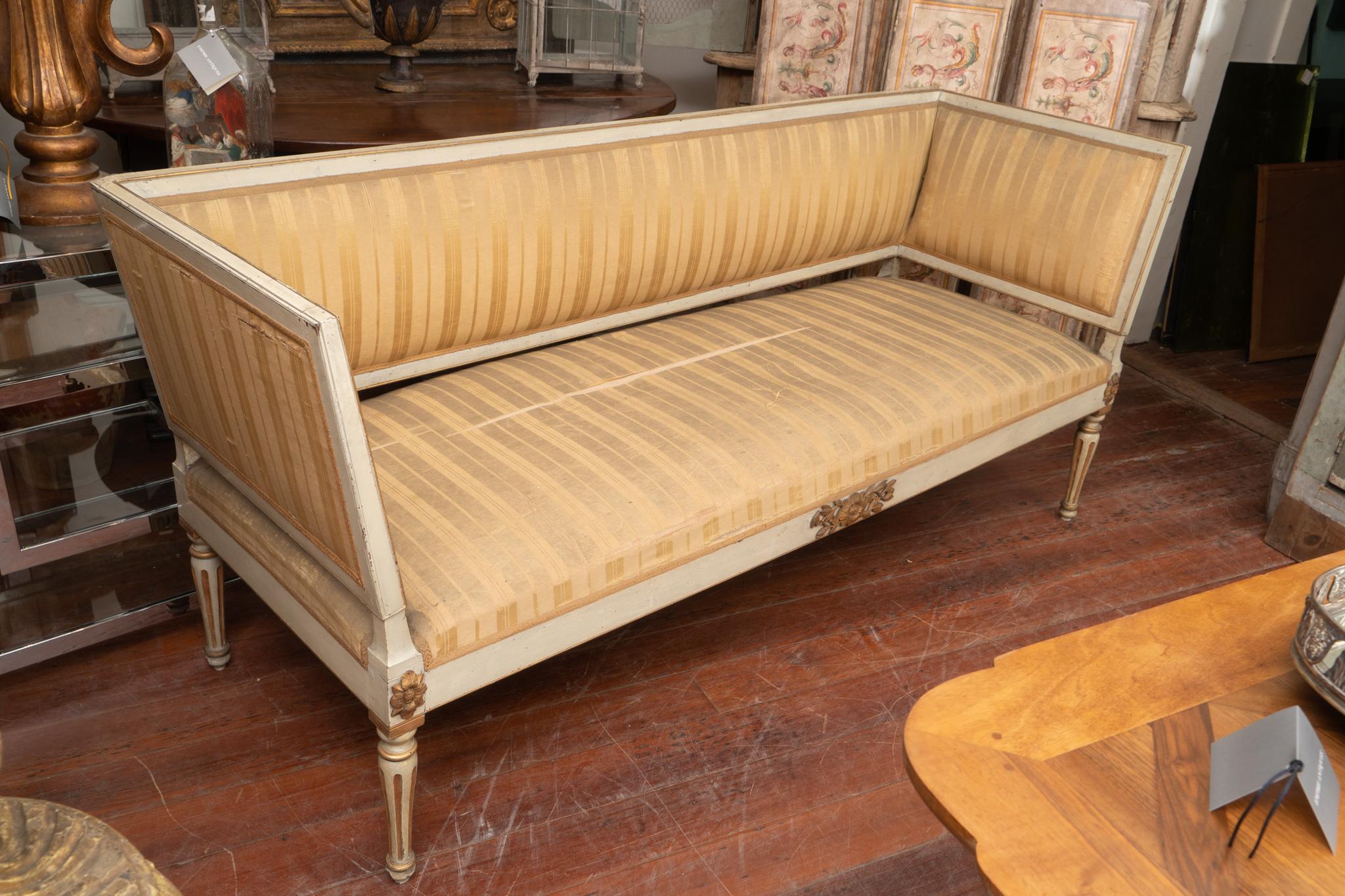 Pair of 19th Century Napoleon III Settees In Excellent Condition In New Orleans, LA