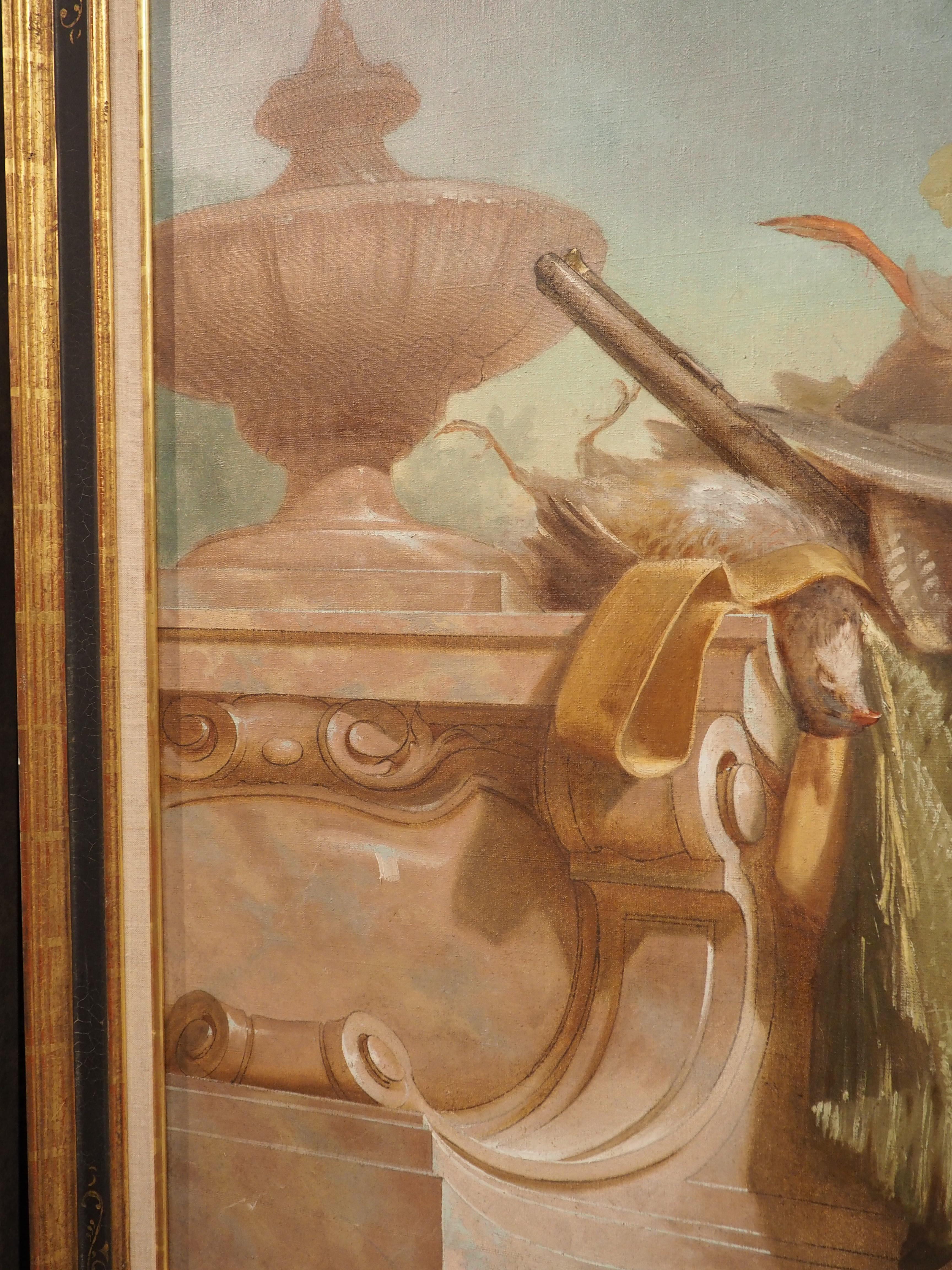 Pair of 19th Century Nature Morte Hunt Trophy Paintings For Sale 1