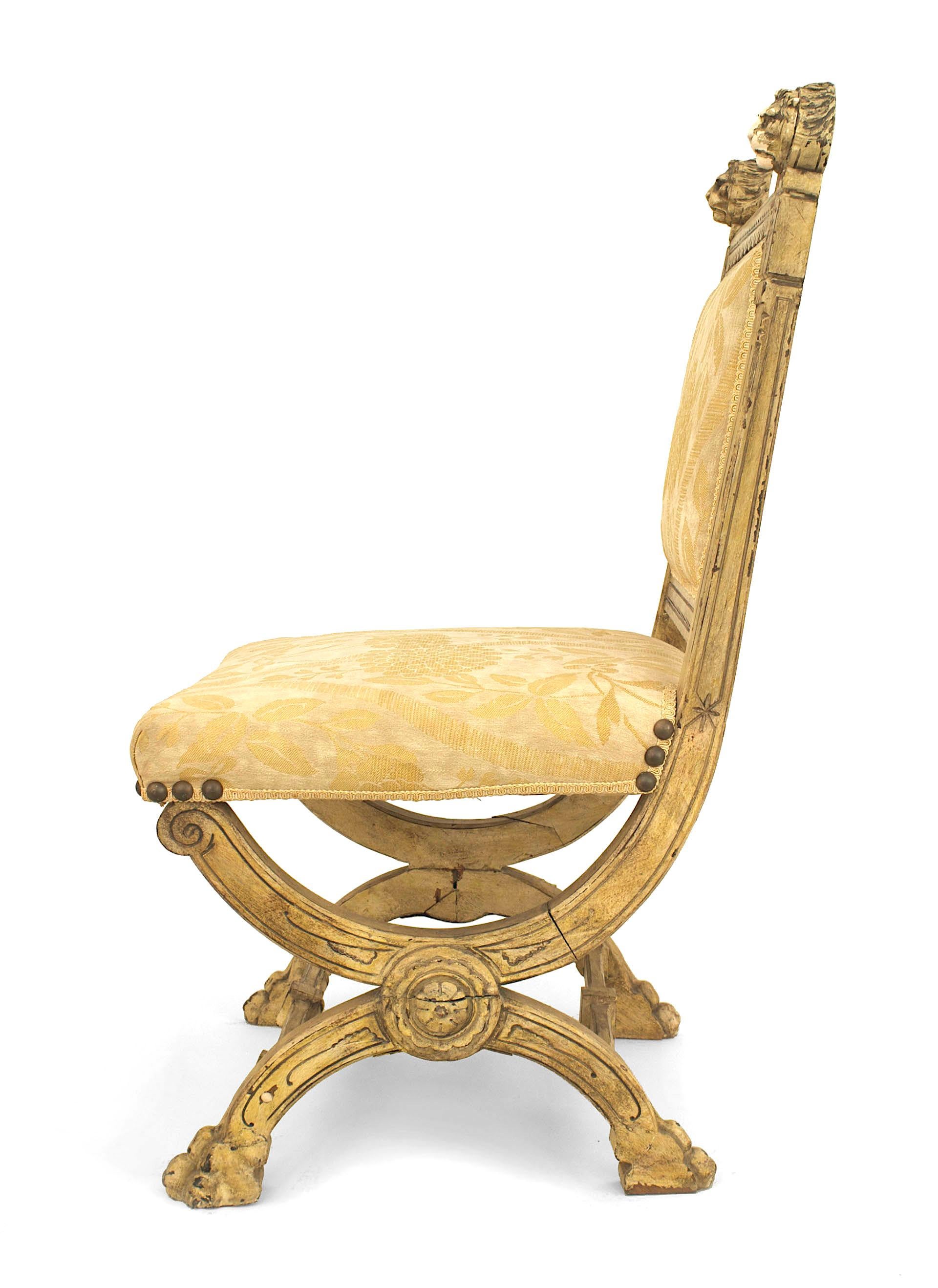 Néoclassique Paire de chaises d'appoint peintes de style victorien anglais en vente