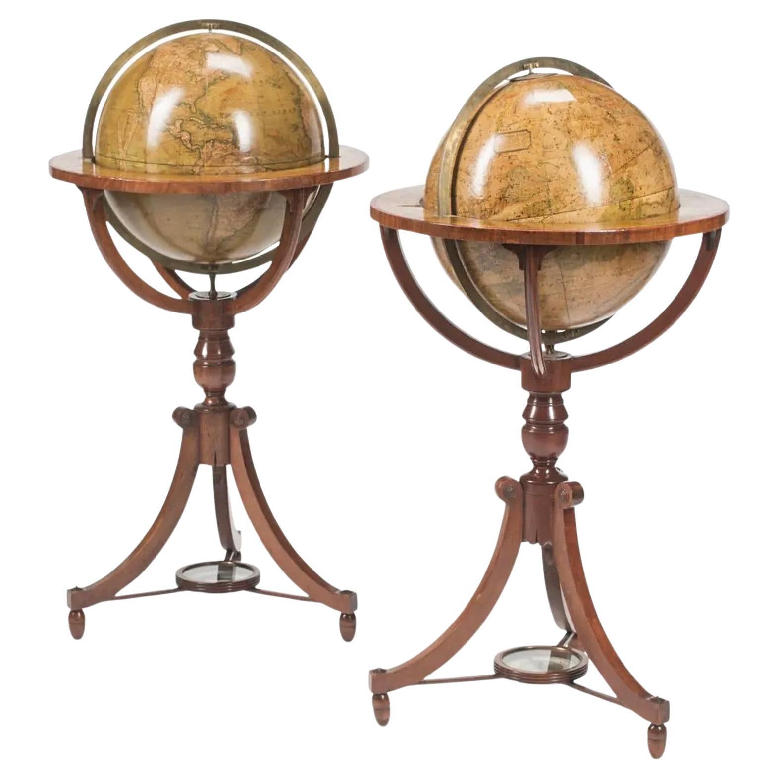 Pair of 19th Century Newton, Son and Berry Terrestrial and Celestial