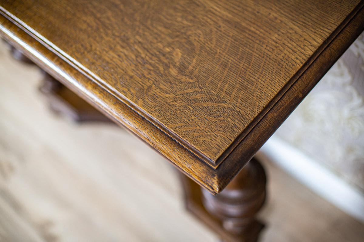 Pair of 19th Century Oak Console Tables 1