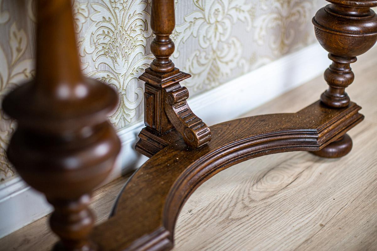 Pair of 19th Century Oak Console Tables 4