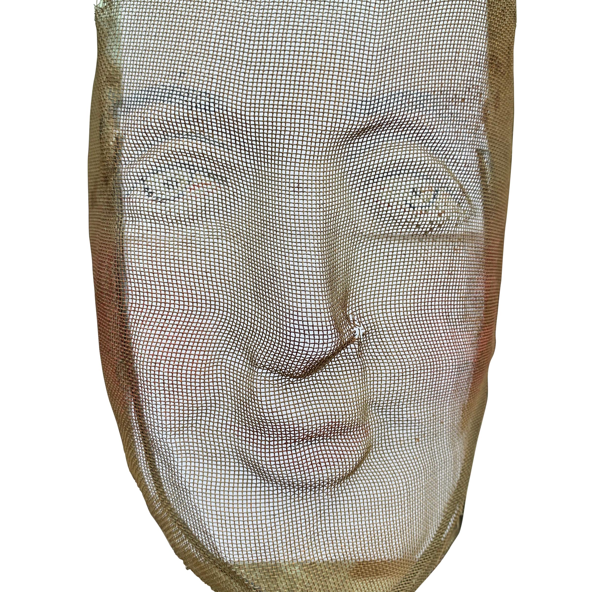 Pair of 19th Century Odd Fellows Masks on Custom Stands 9