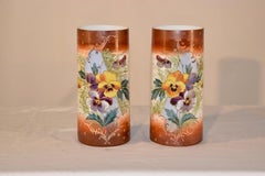 Pair of 19th Century Opaline Vases