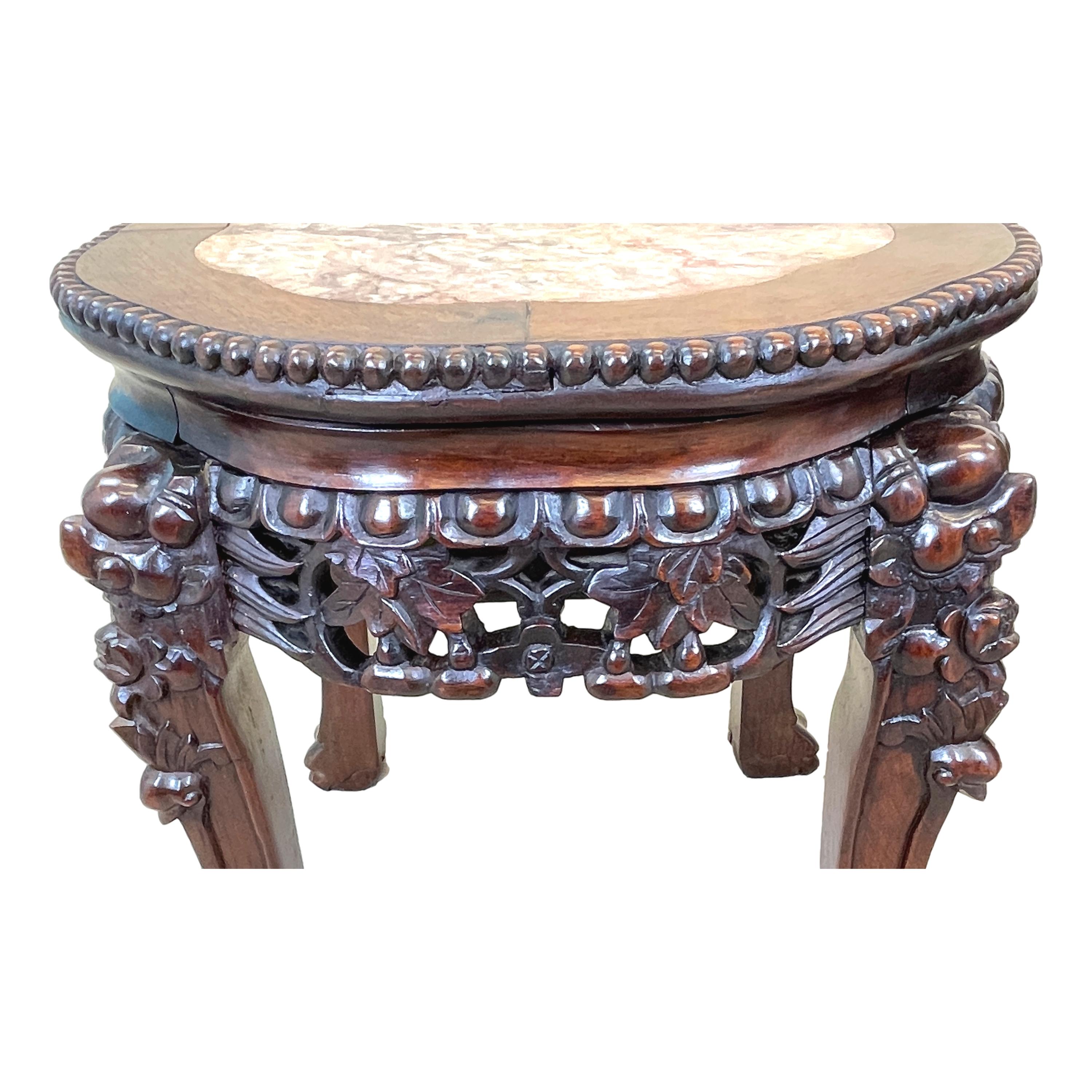 Chinese Pair of 19th Century Oriental Hardwood Coffee Tables