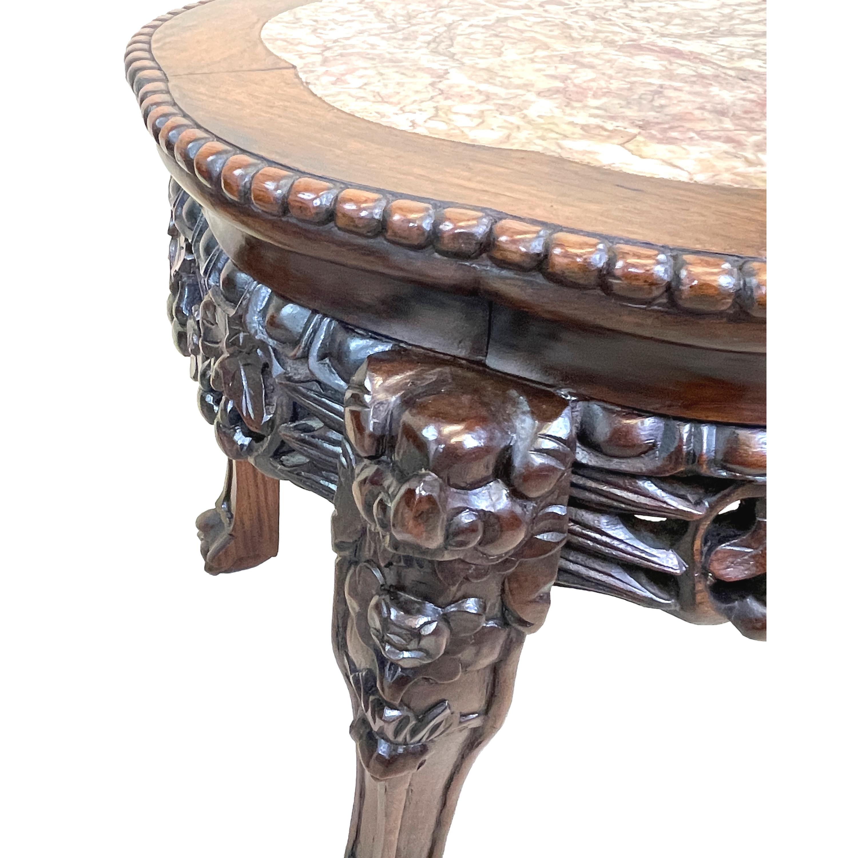 Pair of 19th Century Oriental Hardwood Coffee Tables 1