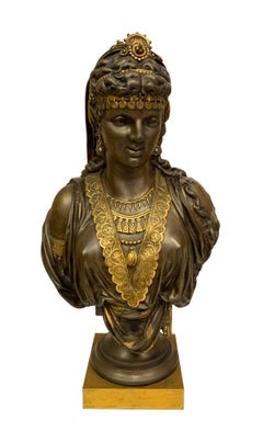 Pair of 19th Century Orientalist Bronze Busts