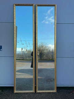 Pair of 19th Century Original Pier Parcel gilt long mirrors