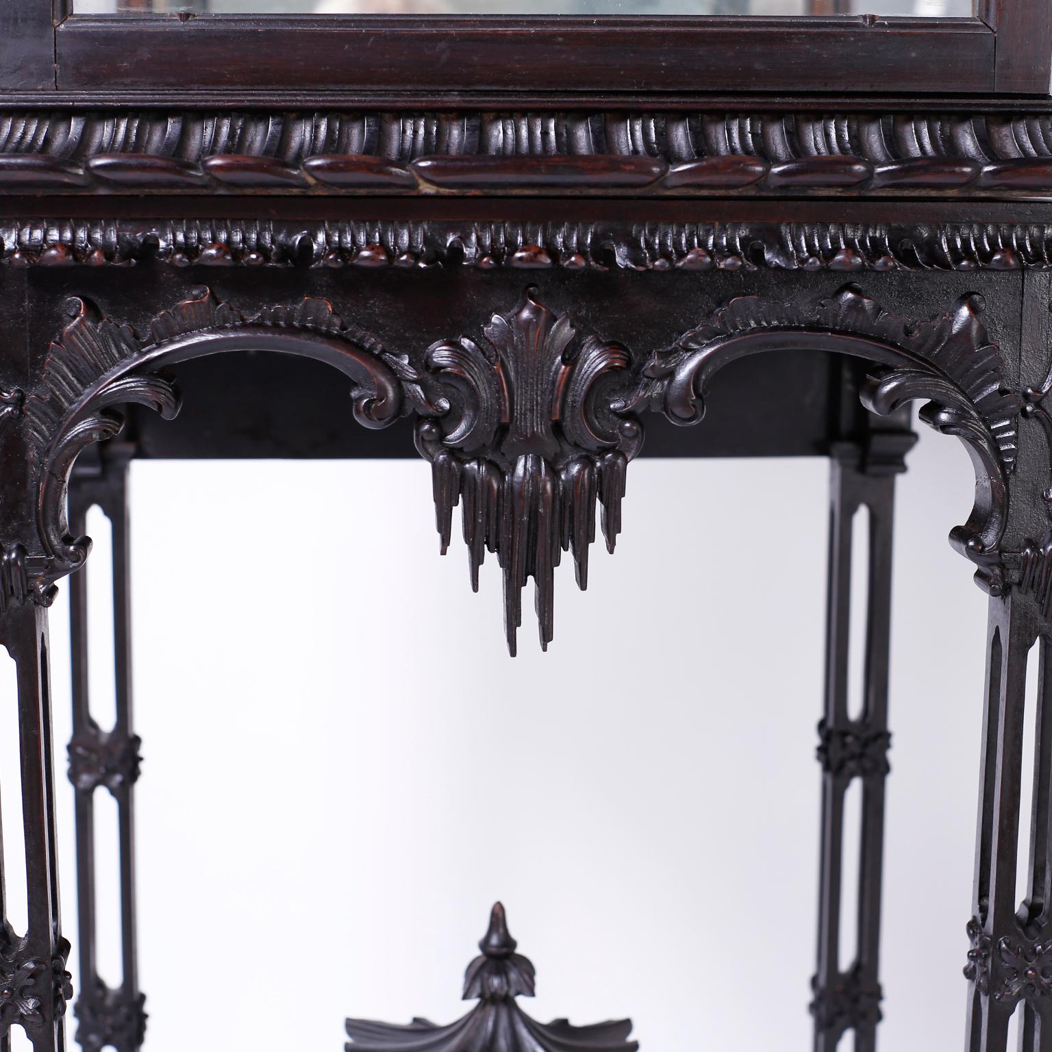 Pair of 19th Century Pagoda Display Cases 1