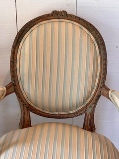 Pair of 19th Century Painted French Chairs