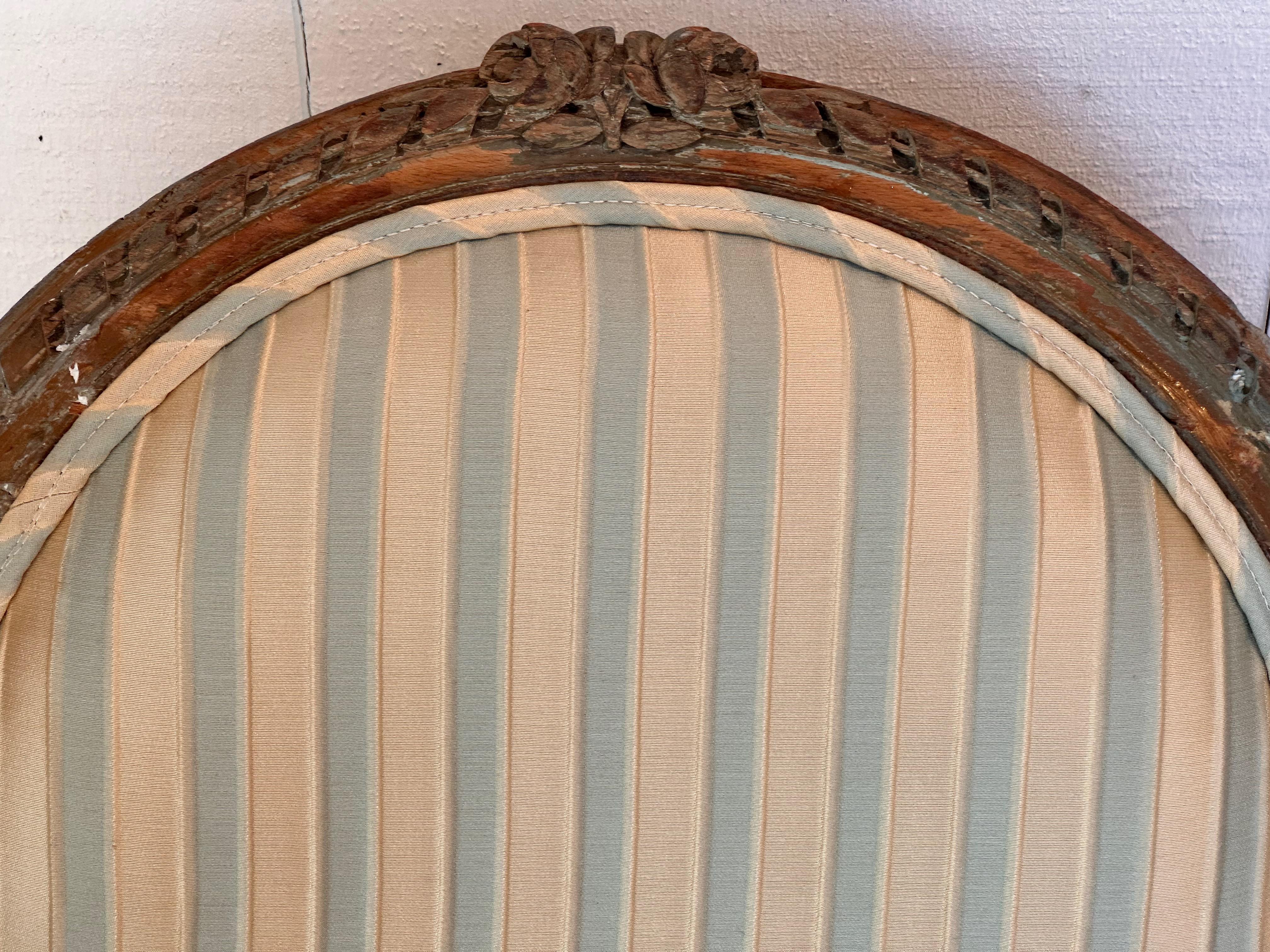 Paire de chaises françaises peintes du 19ème siècle en vente 1
