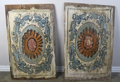 Pair of 19th Century Painted Italian Panels
