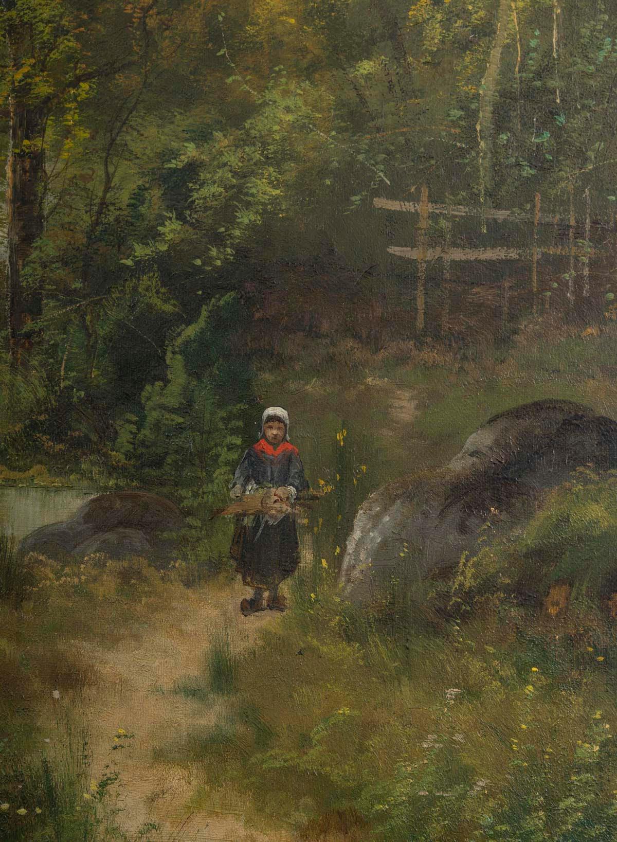 Paar Gemälde des 19. Jahrhunderts, signiert Emile Ballue (1820-1886). (Napoleon III.) im Angebot