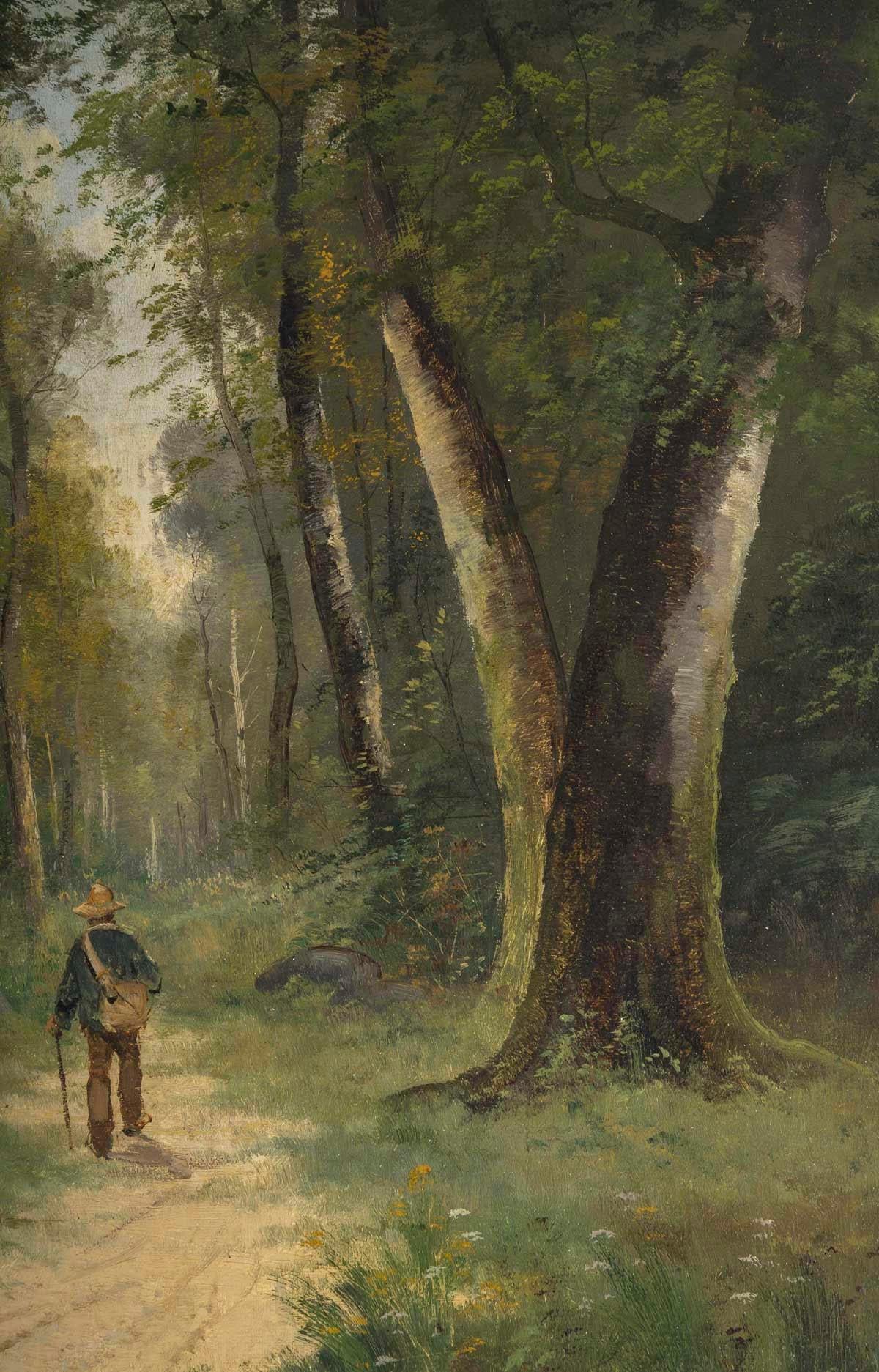 Paar Gemälde des 19. Jahrhunderts, signiert Emile Ballue (1820-1886). im Angebot 2
