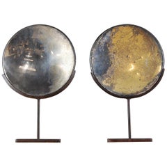 Antique Pair of 19th Century Parabolic Concave Reflectors