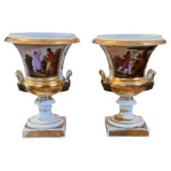 Pair of 19th Century Paris Urns