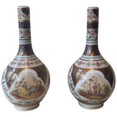 Antique Pair of 19th Century Paris Vase
