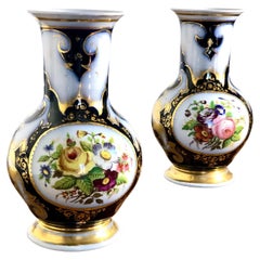 Pair of 19th Century Parisian Porcelain Vases