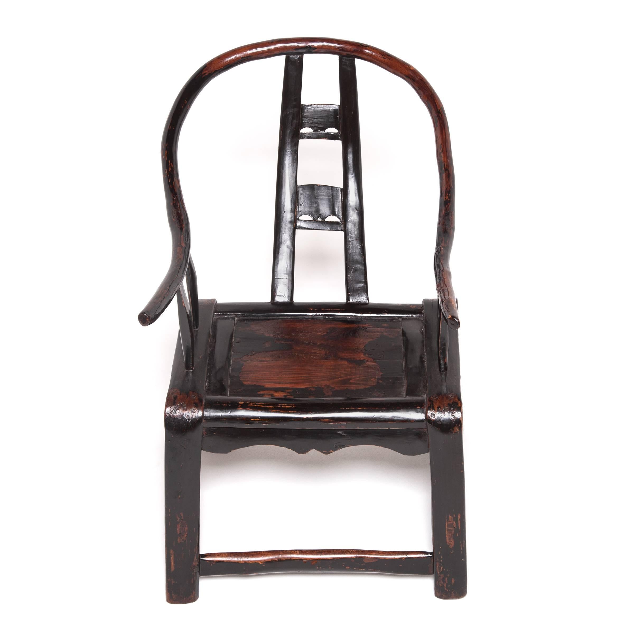 Pair of 19th Century Petite Chinese Chairs 4