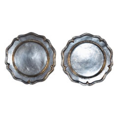 Pair of 19th Century Pewter Chargers