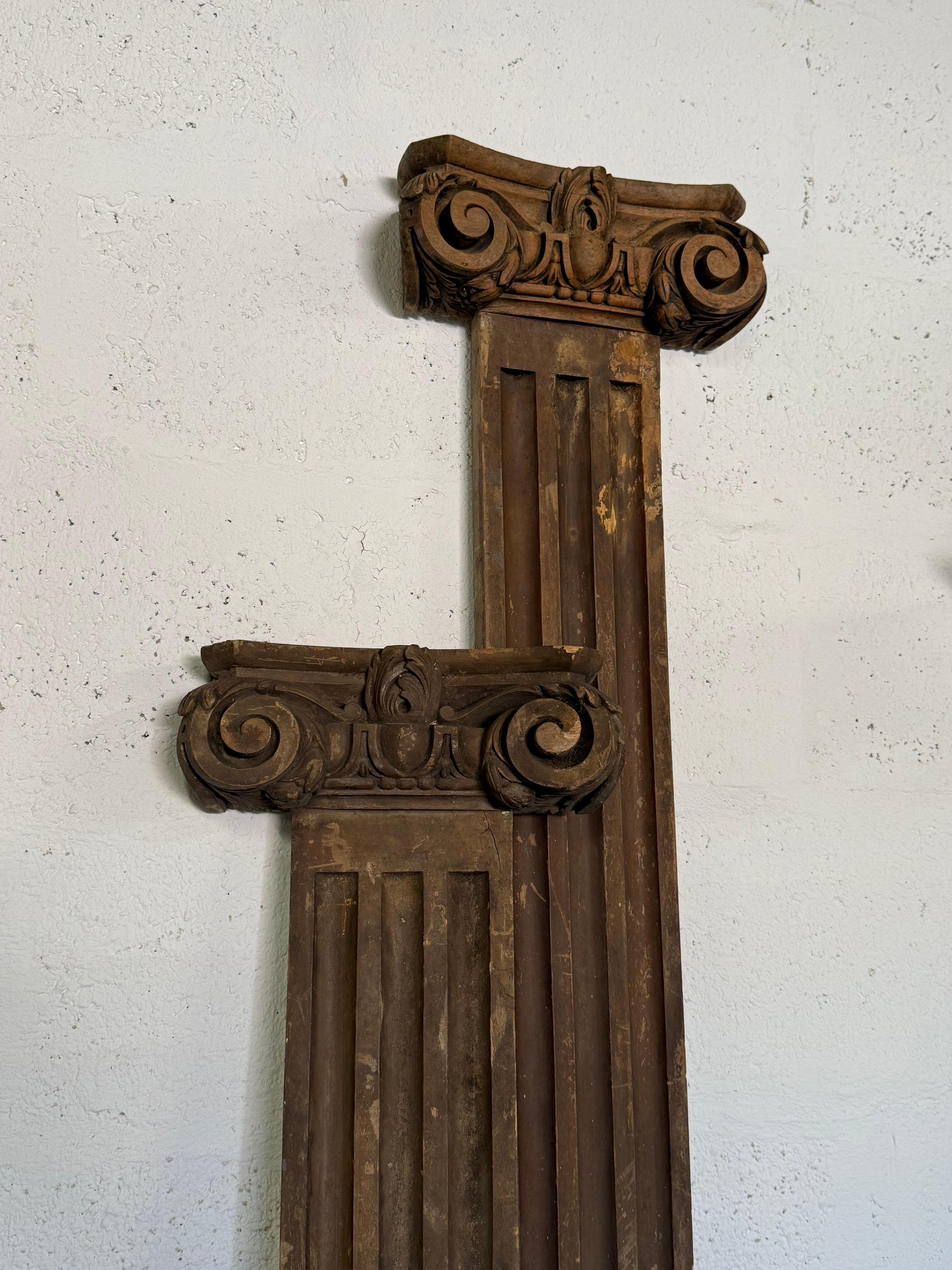British Pair Of 19th Century Pilasters For Sale