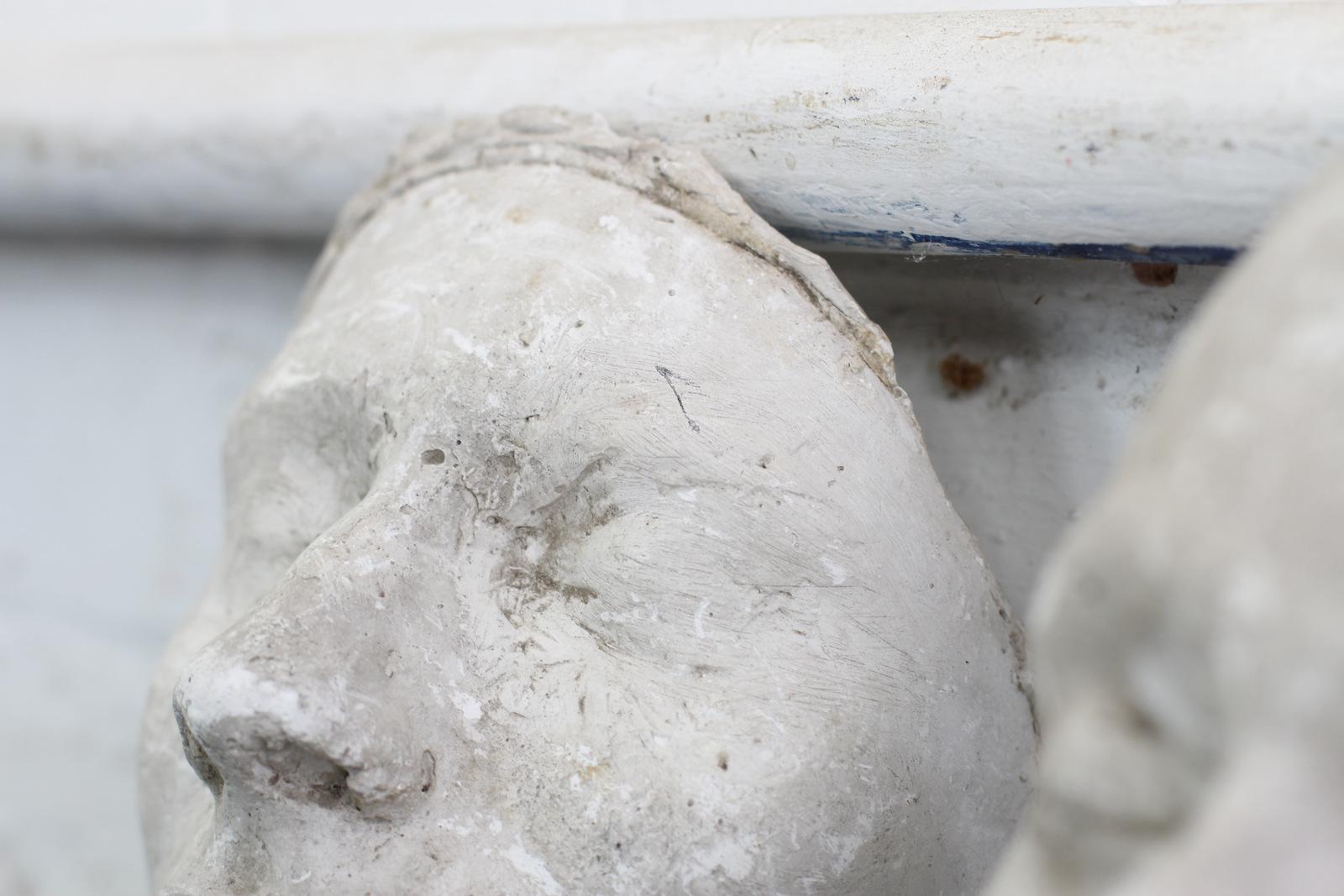 Pair of 19th Century Plaster Death Masks In Good Condition In Gloucester, GB