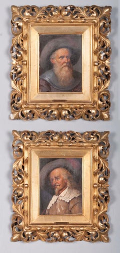 Pair of 19th Century Portraits by C. Stoitzner, Austria