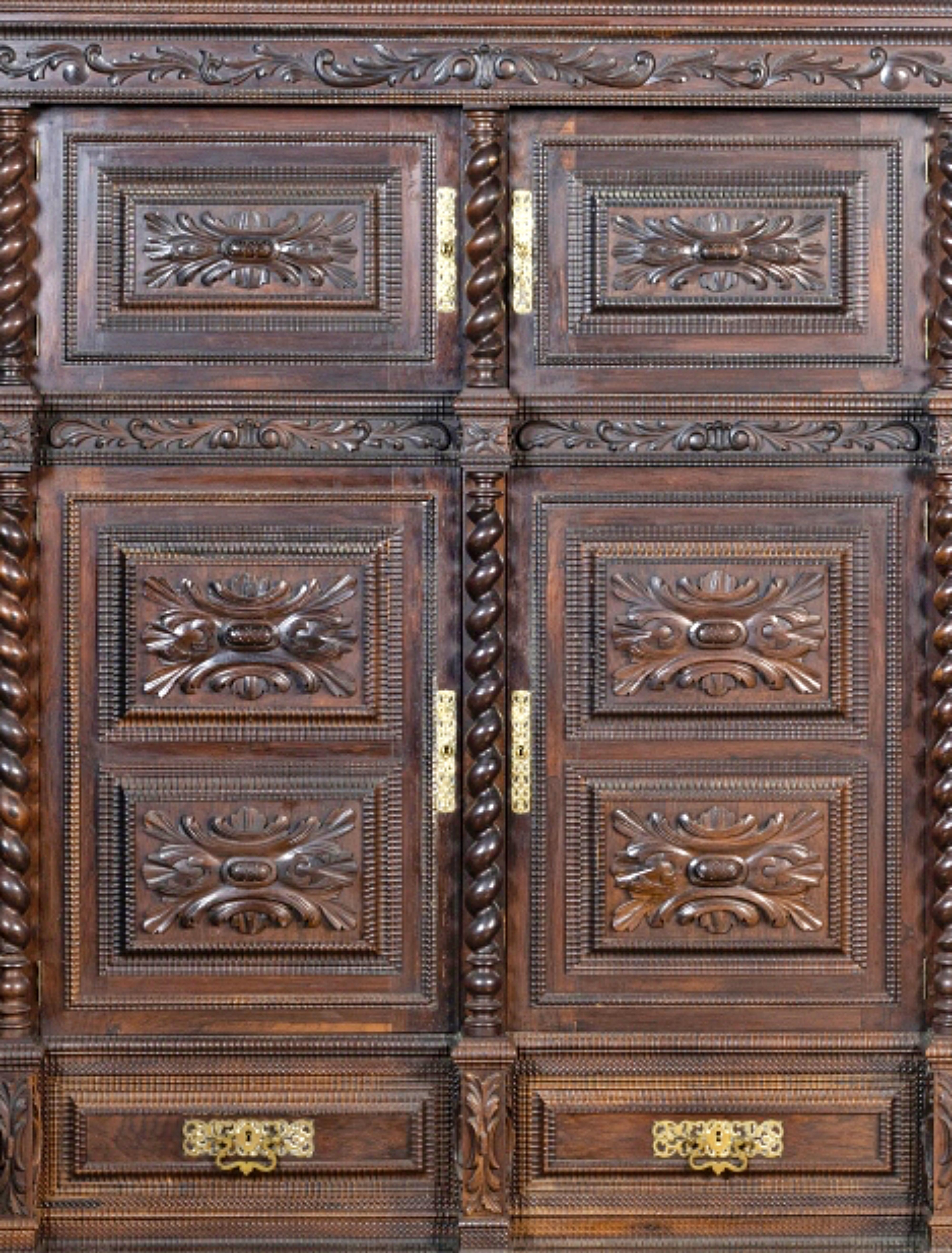 Renaissance PAIR OF 19th Century PORTUGUESE CABINETS For Sale