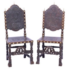 Pair of 19th Century Portuguese Chairs