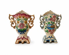 Pair of 19th Century Portuguese Faience Vases