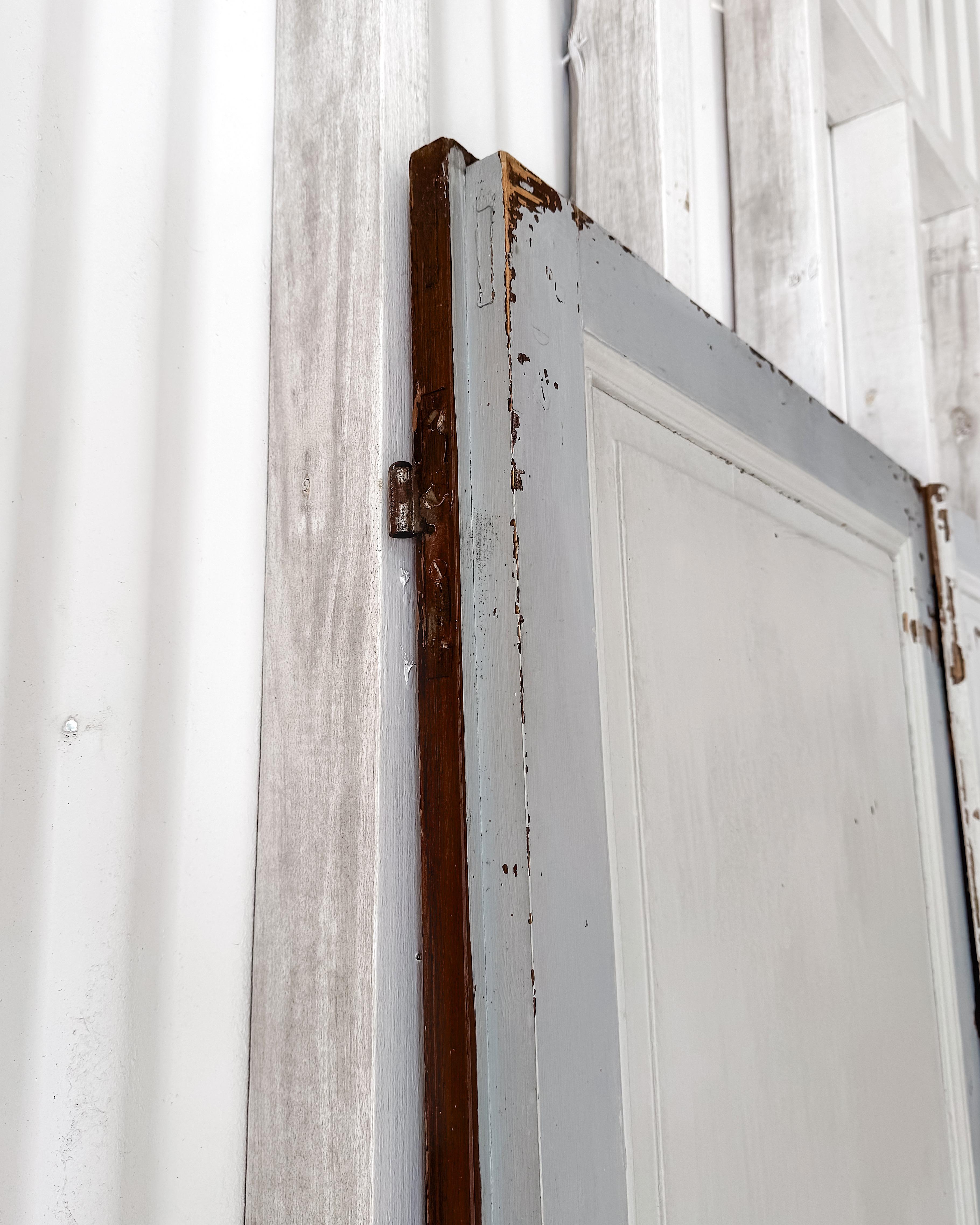 Pair of 19th Century Reclaimed Decorative French Doors For Sale 12