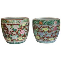 Chinese Export Planters and Jardinieres