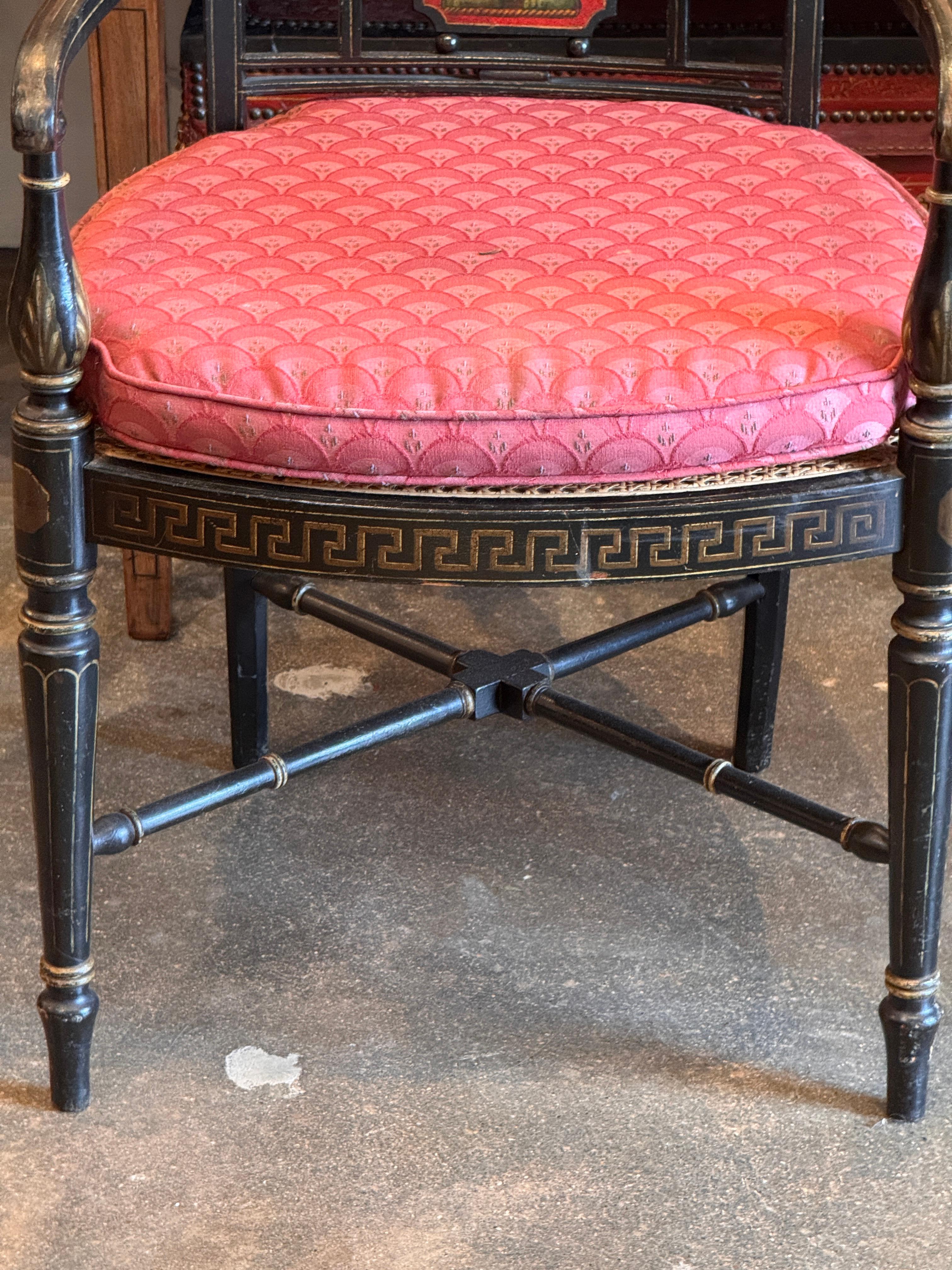 Coppia di poltrone Regency del 19° secolo in vendita 1