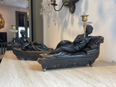 Pair of 19th Century Regency Candelabra of Venus Victrix