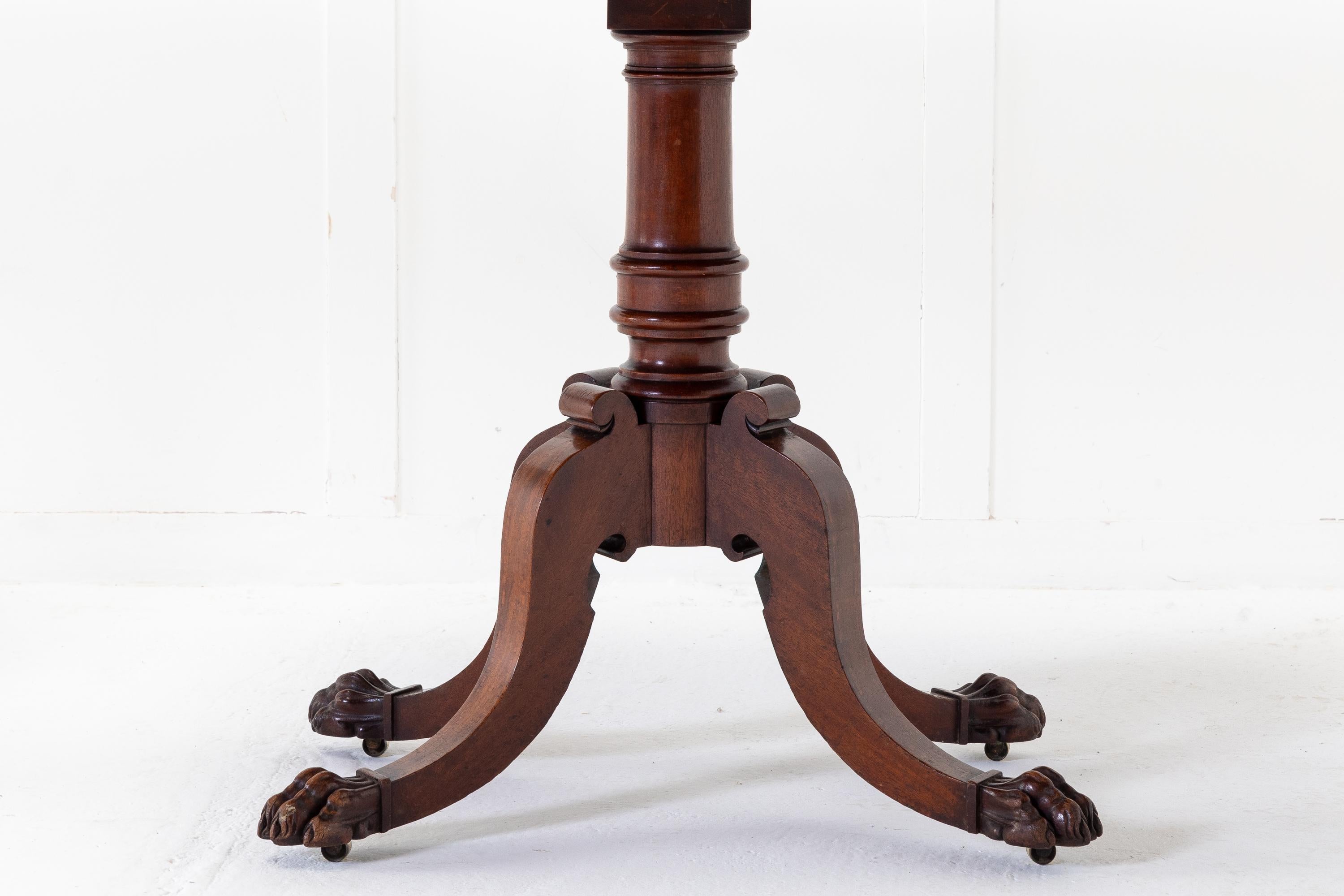 Pair of 19th Century Regency Mahogany Card Tables In Good Condition In Gloucestershire, GB