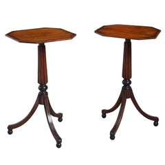 Pair of 19th Century Regency Mahogany End Tables