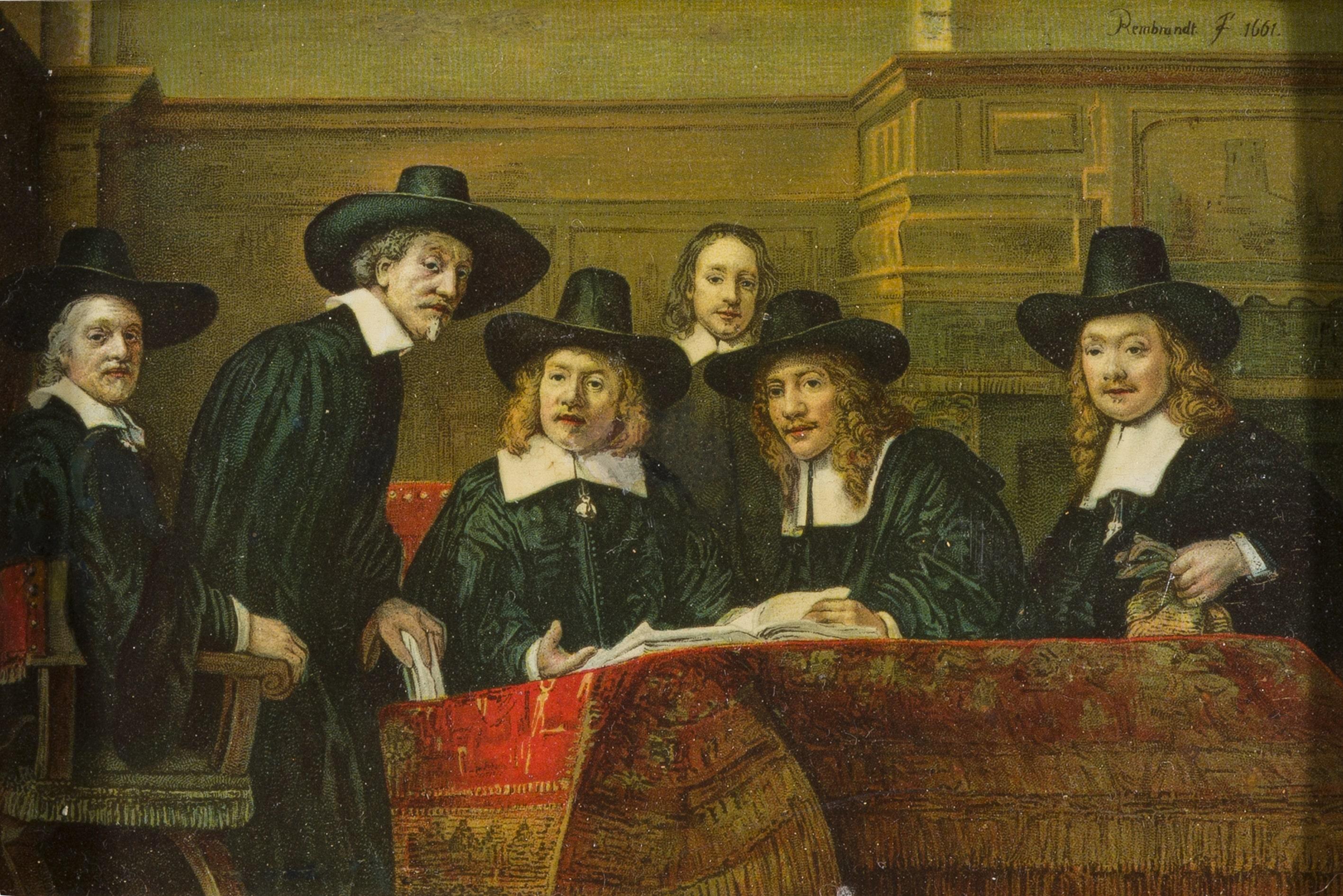 italien Paire de peintures d' Follower de Rembrandt du 19ème siècle en vente