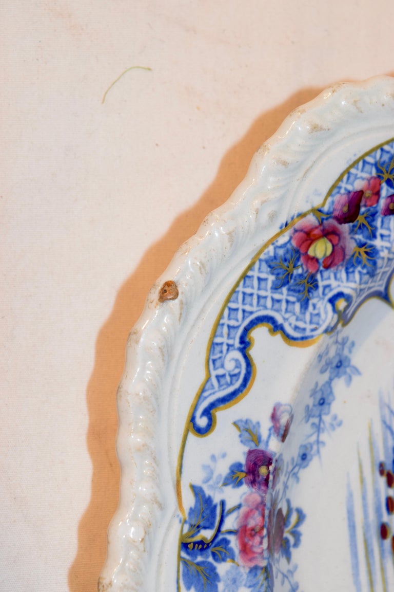 Pair of 19th Century Ridgway Sandwich Plates For Sale at 1stDibs