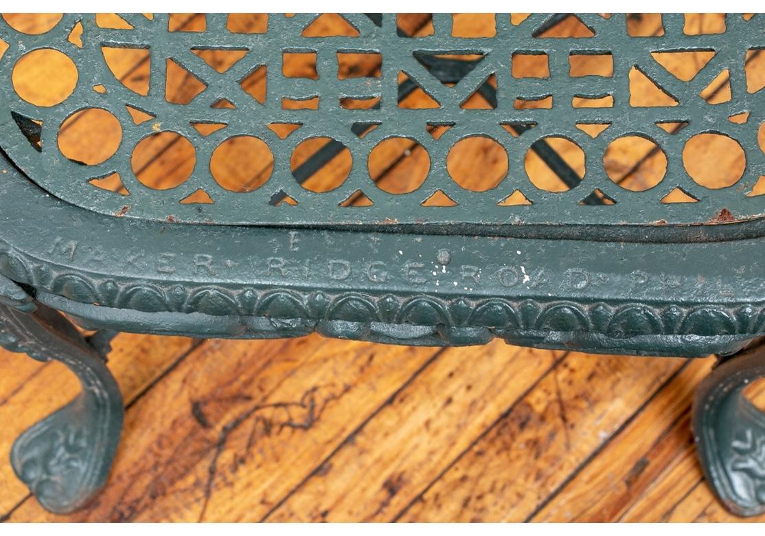 vintage cast iron garden chairs