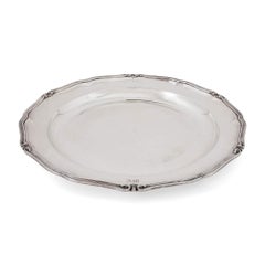 Pair of 19th Century Russian Silver Plates