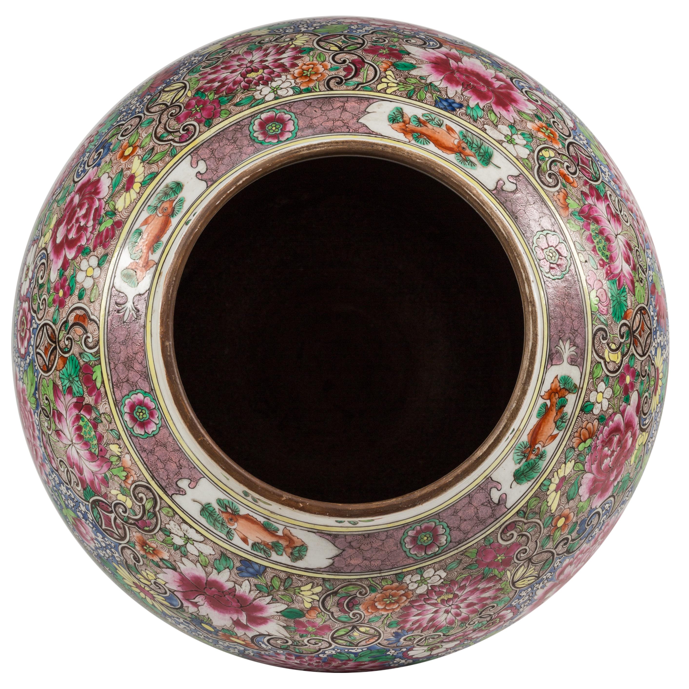 Pair of 19th Century Samson Edmé et Cie Porcelain Jars with Chinese Motif For Sale 8