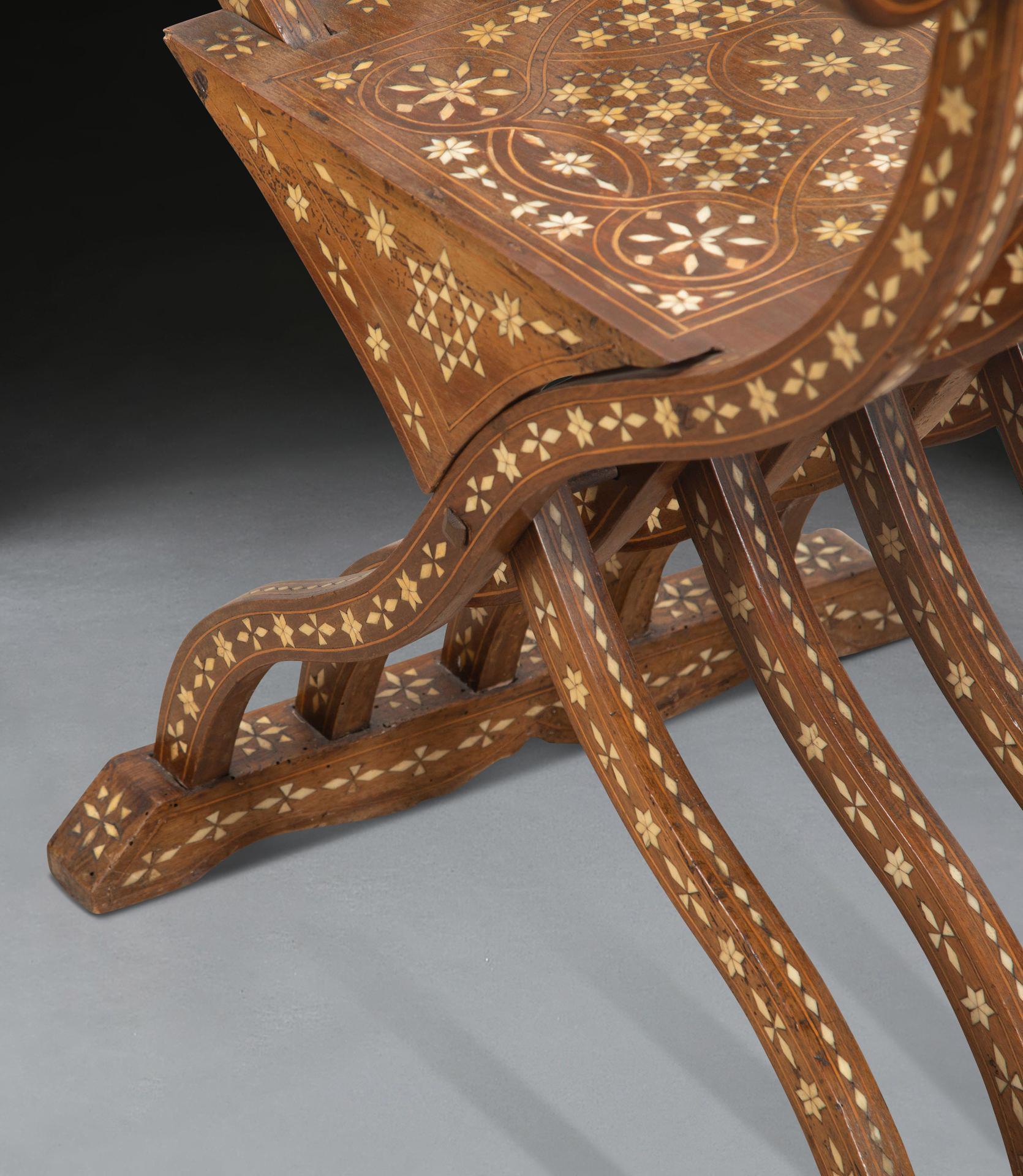 Pair of 19th Century Savonarola Chairs 9