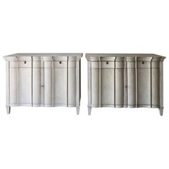 Pair of 19th Century Scandinavian Sideboards in Rococo Style