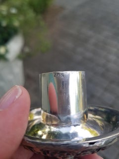 Pair of 19th Century Sheffield Silvered Two-Arm Candelabras