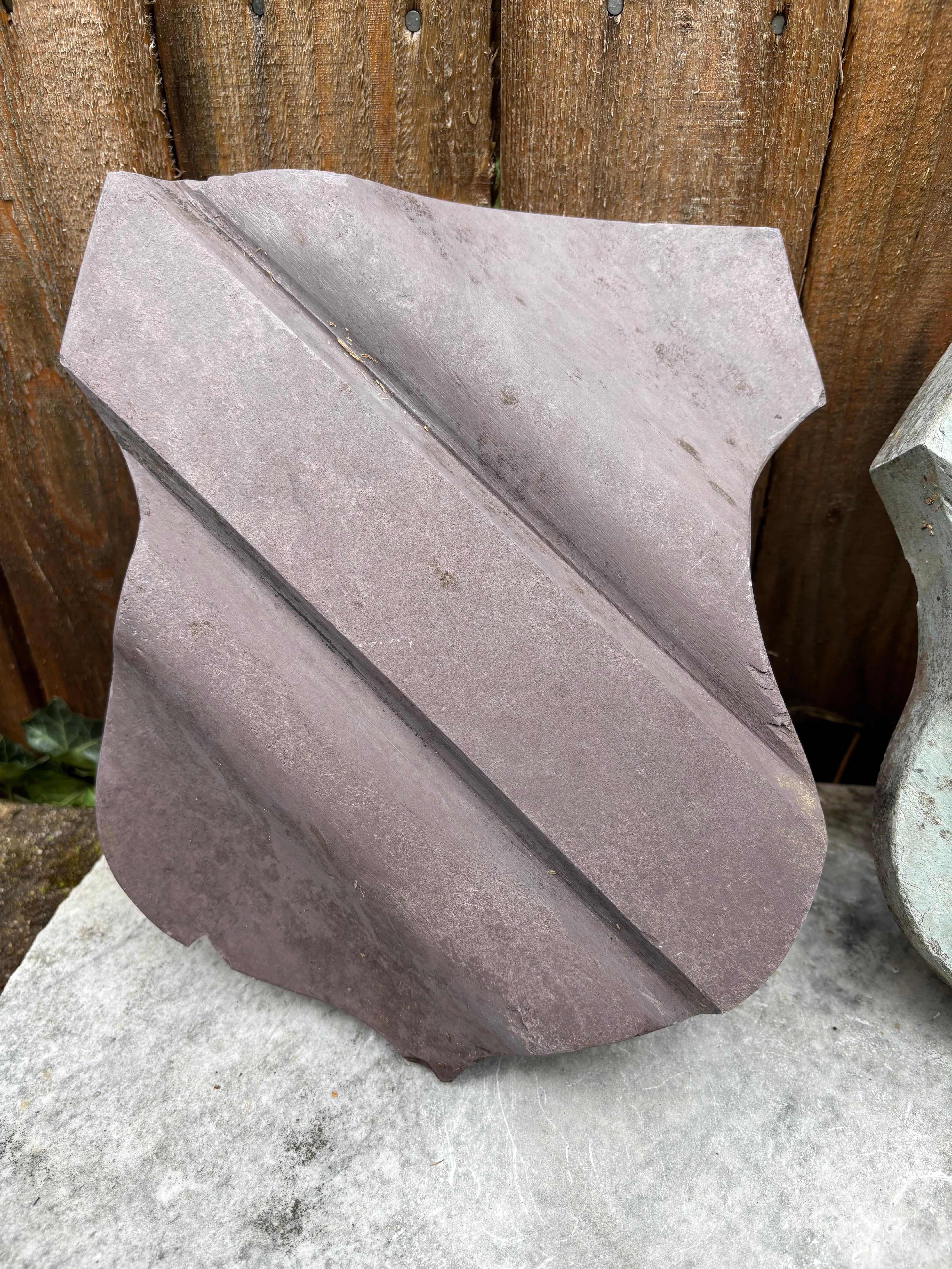 Pair of 19th Century Slate Armorial Shields, Architectural Elements For Sale 4