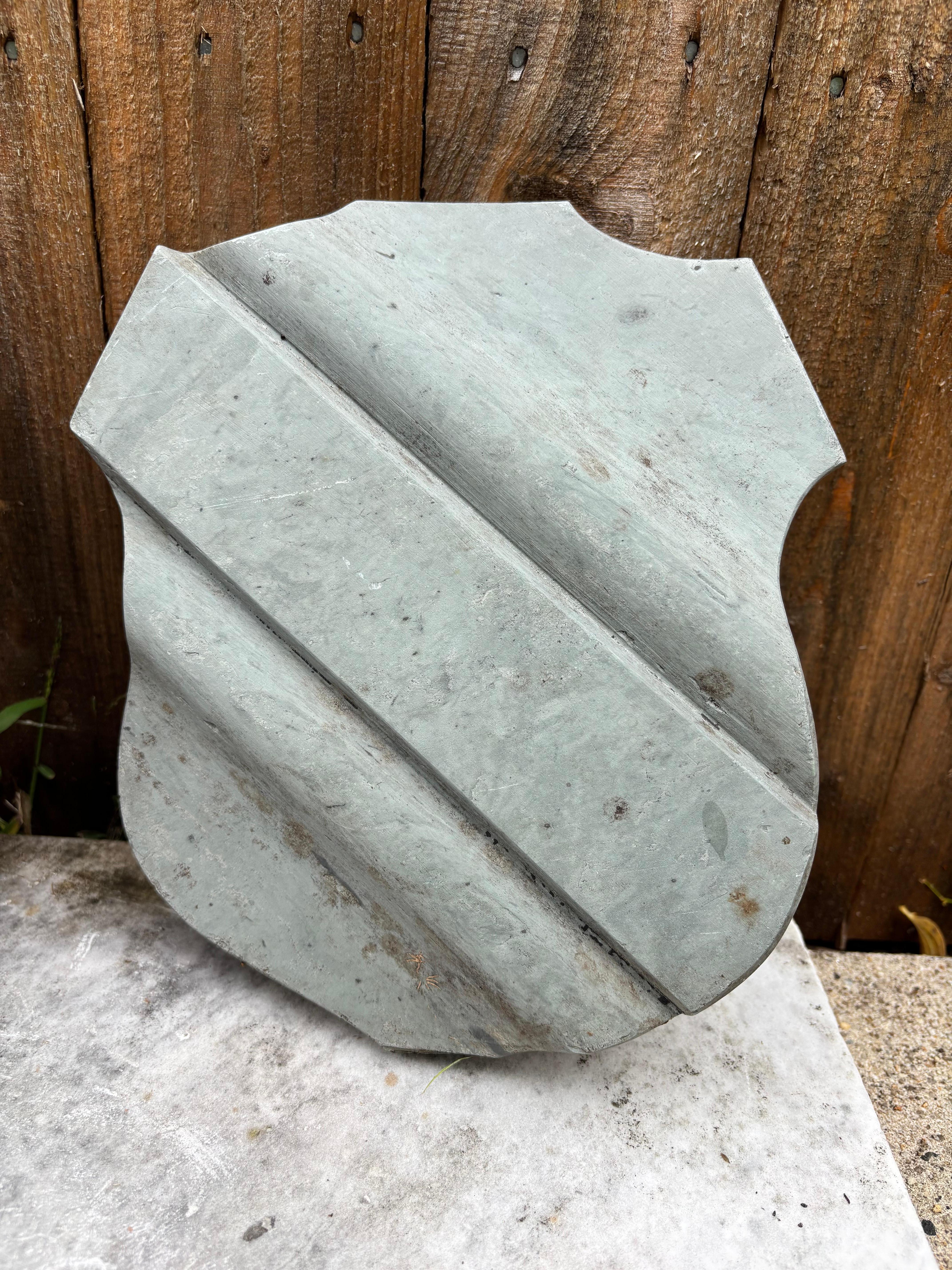 Neoclassical Pair of 19th Century Slate Armorial Shields, Architectural Elements For Sale